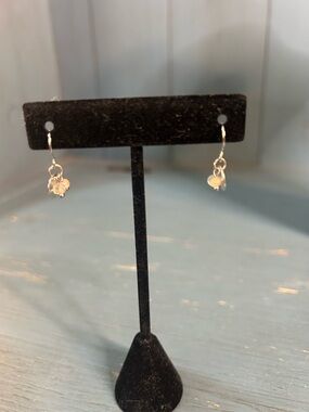 Claire's Petite Silver Beaded Drop Earrings | New